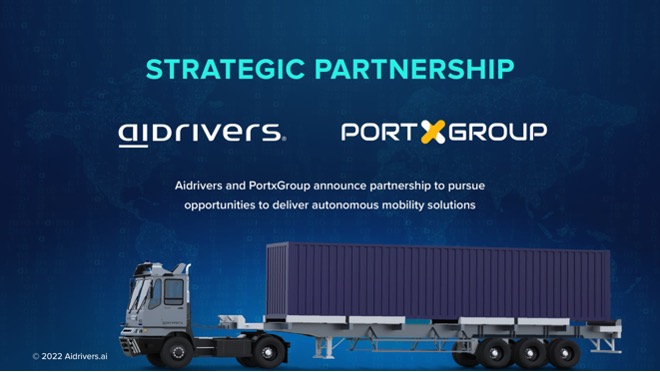 AI Drivers partnership with PortxGroup